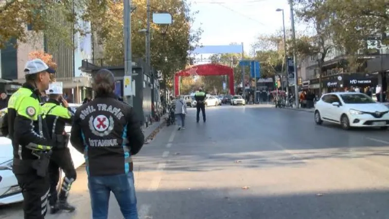 Bağdat Caddesi'nde skuter denetimi  