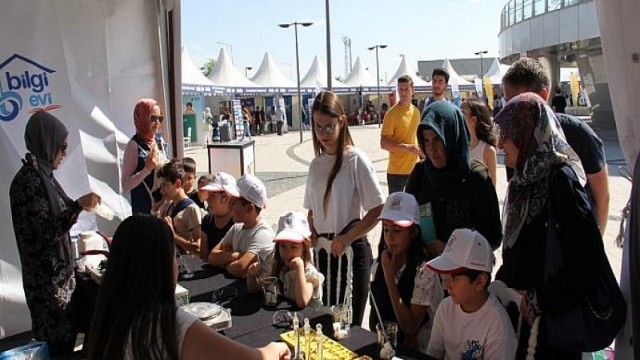 Bağcılarlı çocuklar 9. Konya Bilim Festivali’nde