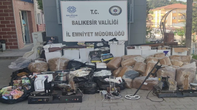 Balıkesir’de kaçak tütün operasyonu