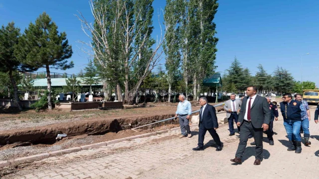 Başkan Büyükkılıç, sel bölgesi Çiftlik’te yaraları sarıyor