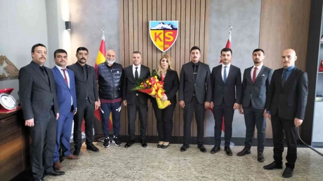 Başkan Çelik, final öncesi Kayserispor’u ziyaret etti