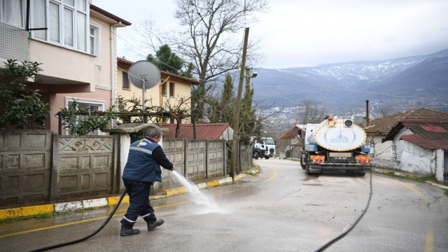 Başkan Kocaman, ilçe genelindeki temizlik çalışmalarını denetledi