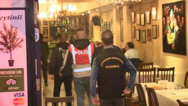 Beyoğlu’nda eğlence mekanlarına polis denetimi