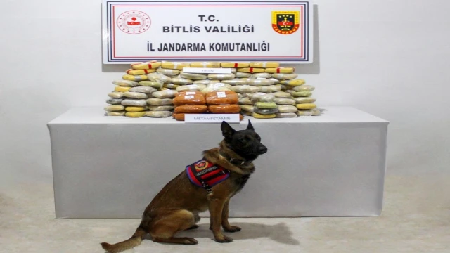 Bitlis’te 89 kilo uyuşturucu geçirildi