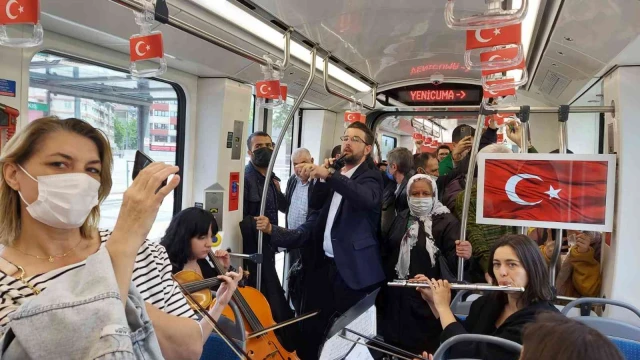 Bu tramvay ile 19 Mayıs coşkusu her yere taşındı