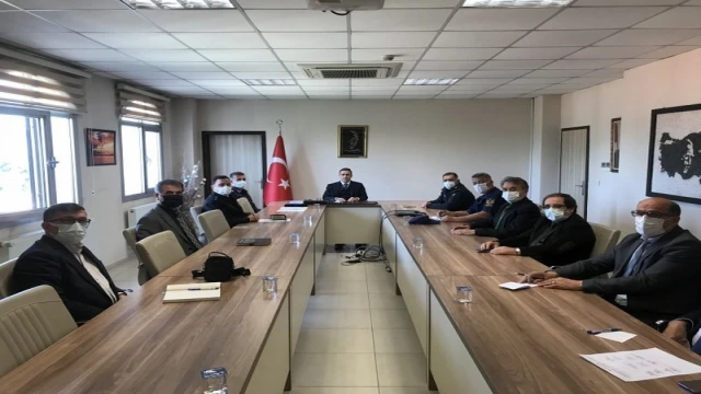 Burhaniye’de, cezaevleri ilçe güvenlik değerlendirme toplantısı