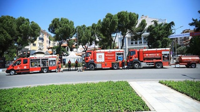 Büyük Orman Yangı tatbikatında Büyükşehir Belediyesi’de yerini aldı