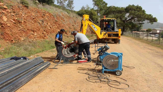 Büyükşehir, Adrasan ve Olympos içme suyu hatları yenileniyor