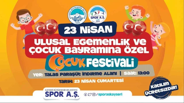 Büyükşehir’den 23 Nisan’da ‘çocuklara özel festival’