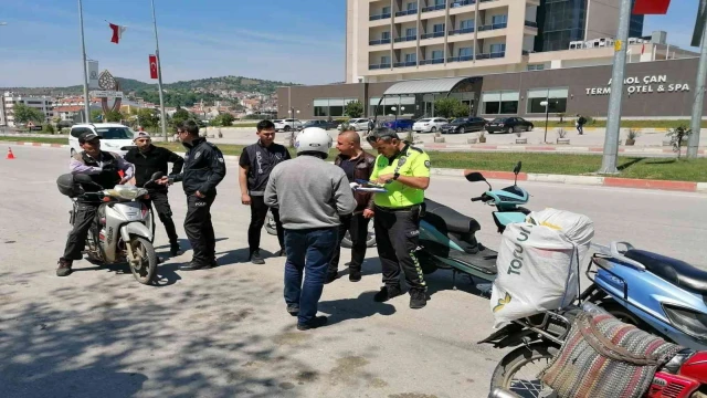 Çan’da motosiklet uygulaması gerçekleştirildi