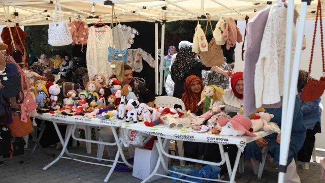 Çayırova’da el emeği, göz nuru ürünler görücüye çıktı