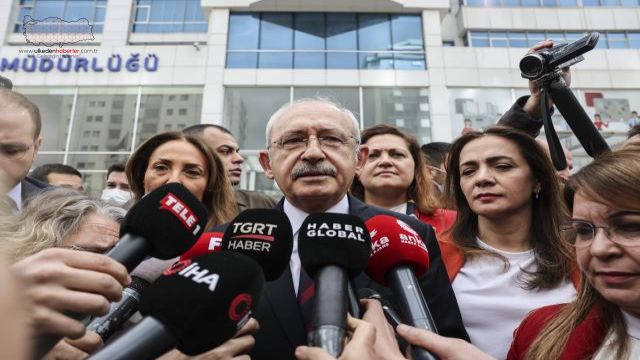 CHP Genel Başkanı Kılıçdaroğlu, Et ve Süt Kurumu önünde açıklama yaptı