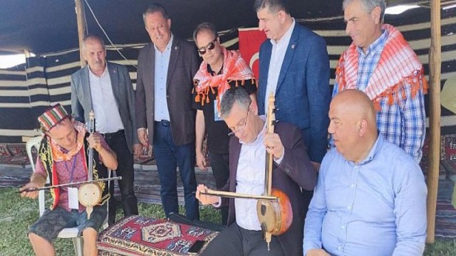 CHP Grup Başkanvekili Özel Kemer Belediyesi Yörük Çadırında