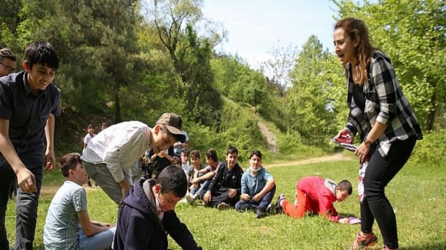 Çocuklar insanın kente ve doğaya verdiği zararları gördü