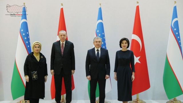 Cumhurbaşkanı Erdoğan Özbekistan'da