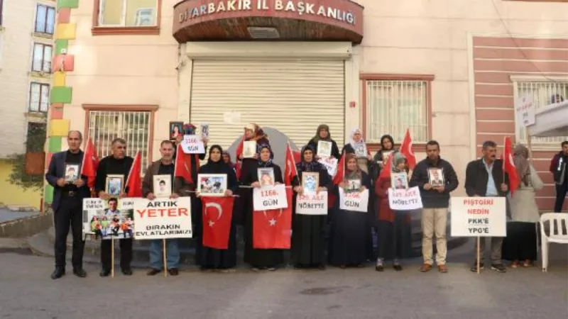 Diyarbakır'daki evlat nöbetinde aile sayısı 329 oldu