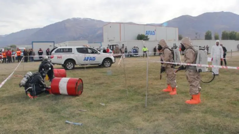 Erzincan'da 5.6 büyüklüğünde deprem tatbikatı