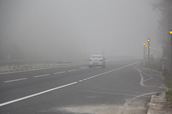 Bolu Dağı geçişinde yoğun sis