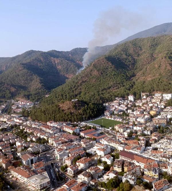 Marmaris'te orman yangını