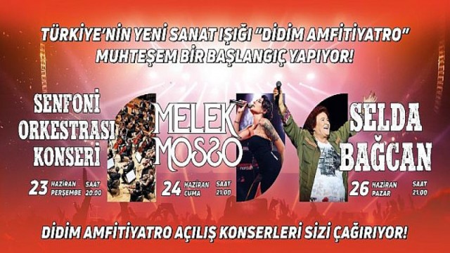 Didim Amfi Tiyatro’nun İlk Haftasında Muhteşem Konserler Vatandaşlar İle Buluşacak