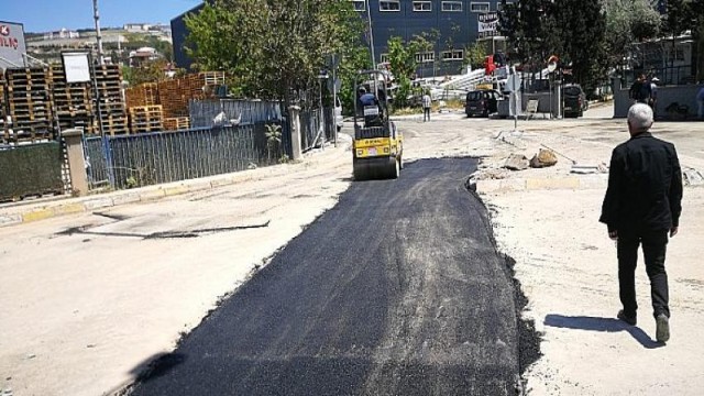 Dilovası’nda Üstyapı Çalışmaları Yapılıyor