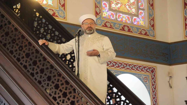 Diyanet İşleri Başkanı Erbaş: ”İnsanlık ailesi tabiatın dengesini bozdu, çevreyi hoyratça kullandı”