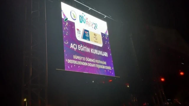 DÜFest 2022’de Açı Eğitim kurumundan destek