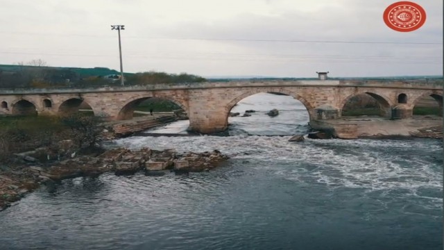 Dünyanın en uzun taş köprüsü Uzunköprü’de çalışmalar hızla ilerliyor