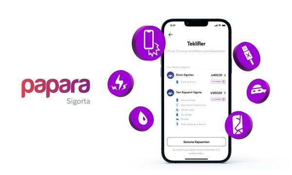 Papara, kullanıcılarını sigorta ürünleri ile buluşturdu 