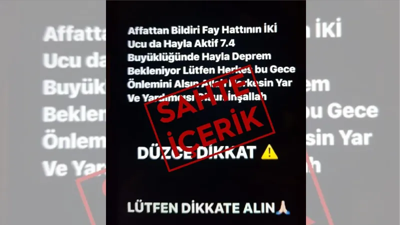 EGM'den, provokatif paylaşım yapanlar hakkında açıklama