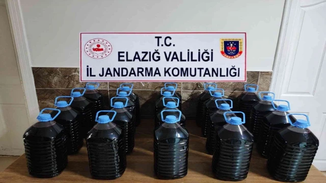 Elazığ’da 100 litre kaçak şarap ele geçirildi