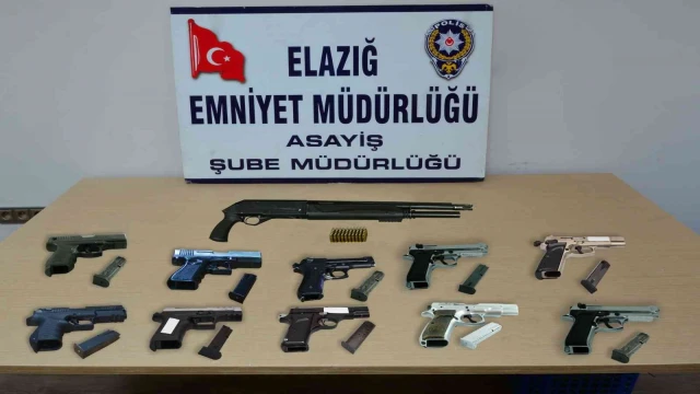 Elazığ’da son bir haftadaki asayiş ve şok uygulamalarında 126 şahıs yakalandı