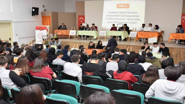 Erzincan’da liseliler tarih bilgisinde yarıştı