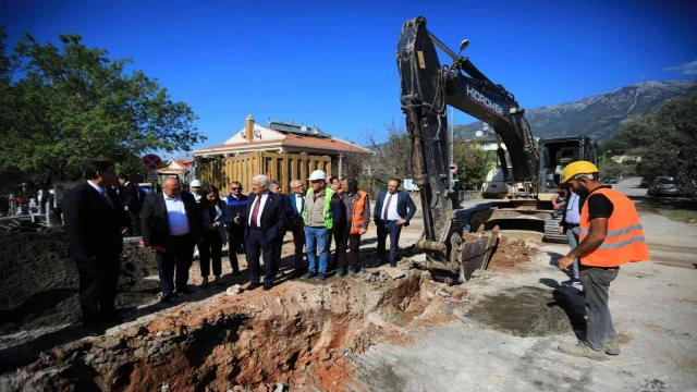 Fethiye’nin alt yapı yatırımı tamamlanıyor