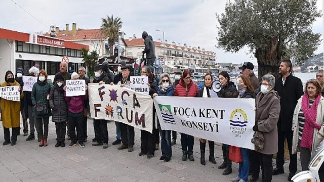 Foça Kent Konseyi’nden ‘‘Savaşa Hayır!’’