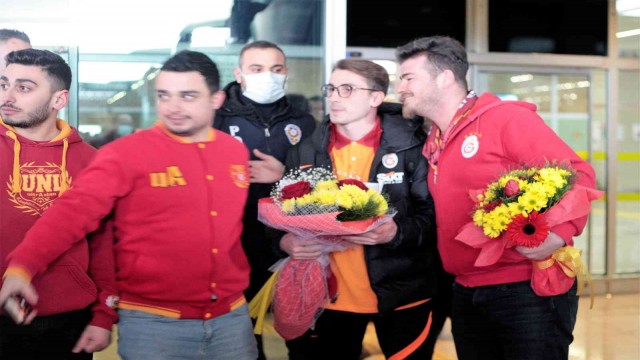 Galatasaray kafilesi Konya’ya geldi