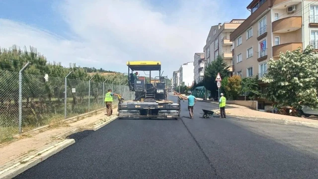 Gebze’de asfalt serim çalışmaları sürüyor