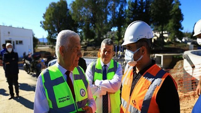 Gümbet ve Gümüşlük Arıtma Tesislerinin Yapımı İlerliyor