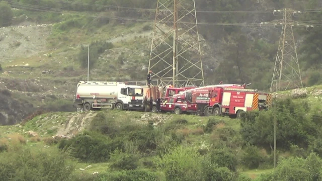 Hatay’daki orman yangını kısmen kontrol altına alındı