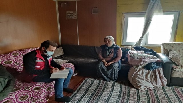 Heyelan nedeniyle boşaltılan ev sayısı 21 oldu, afetzedelere psikososyal destek sağlanıyor