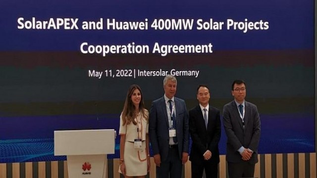 Huawei ve SolarAPEX’ten güneş enerjisi alanında 400 MW’lık işbirliği