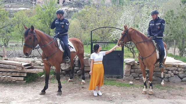 Ihlara Vadisi’nin güvenliği Atlı Jandarma Timi’nde