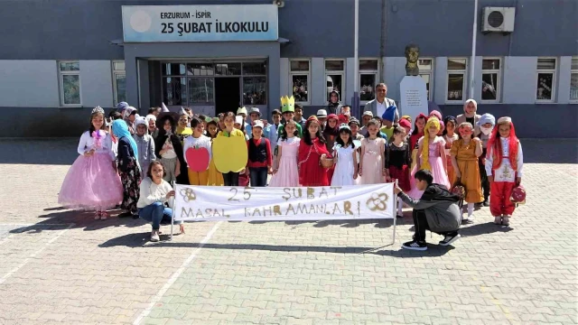 İspir’de 25 Şubat İlkokulu öğrencilerinden anlamlı etkinlik