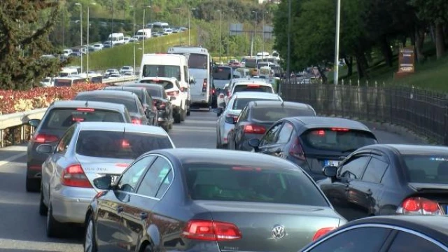 İstanbul’da trafikte yoğunluk