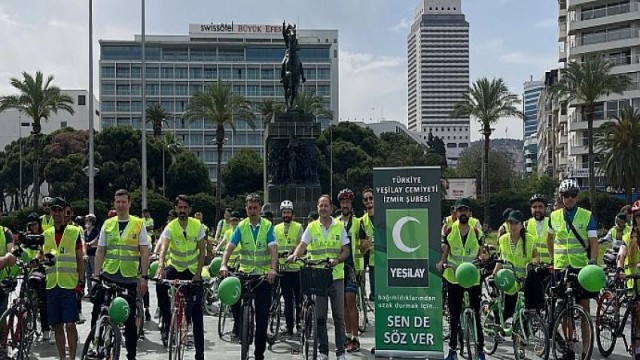 İzmir’de pedallar bağımlılıktan uzak nesiller için çevrildi