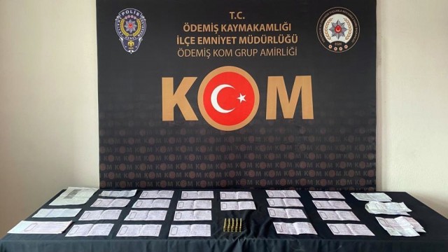 İzmir’de tefecilik yapan bir kişi gözaltına alındı