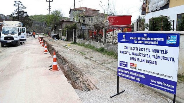 İzmit’e Hayat Katan Çalışmalar: 91,4 KM Altyapı Yapıldı