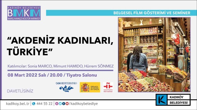 Kadıköy’de 8 Mart’a özel ”Akdeniz Kadınları” programı