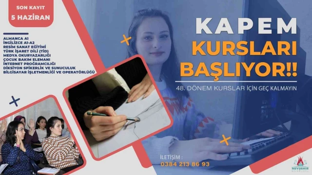 KAPEM’de yeni dönem kayıtlar başladı