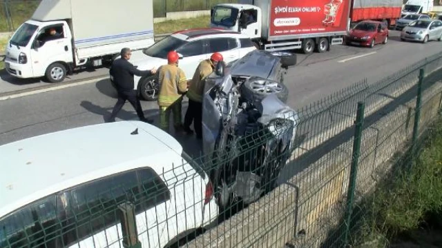 Kartal’da zincirleme kaza; 1 yaralı 